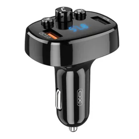   XO BCC03 FM Transmitter Bluetooth, QC 3.0, 2x USB, 18W (fekete)