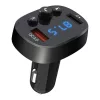 XO BCC03 FM Transmitter Bluetooth, QC 3.0, 2x USB, 18W (fekete)