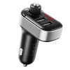 XO Smart autós töltő Bluetooth TZ08 MP3 + 5V/3.1A 15W (Fekete)