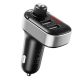 XO Smart autós töltő Bluetooth TZ08 MP3 + 5V/3.1A 15W (Fekete)