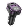 XO BCC12 autós töltő Bluetooth MP3+5V/3.1A 15W (Fekete)