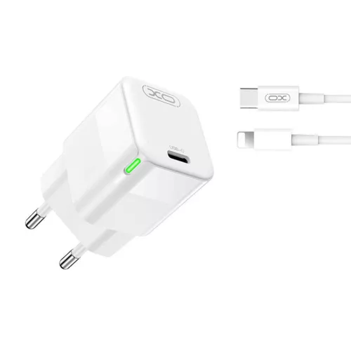 XO 30W USB-C Fali Töltő /Lightning Kábel(CE06 L)