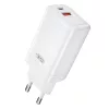 XO 65W Fali Töltő USB-C És USB-A Csatlakozó (CE17)