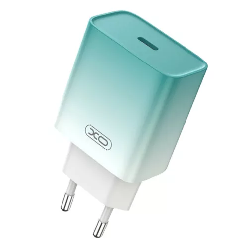 XO USB-C Fali Töltő, 30W PD Gyorstöltés, (Kék) (CE18 blue)