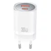 XO 30W GaN Fali Töltő USB-C És USB-A Csatlakozó (CE21)