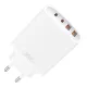 XO 45W GaN Fali Töltő, 2x USB-C, 2x USB-A (CE22)