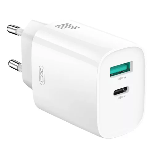 XO 30W Fali Töltő USB-C És USB-A Csatlakozó (CE30)