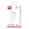 XO Gyors USB Fali Töltő 18W, 4 Portos (L100-EU)