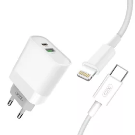   XO 20W Fali Töltő Lightning Kábellel, QC3.0, PD (L64-Lightning)