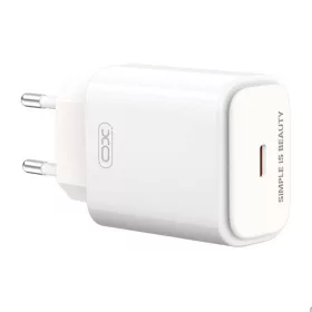 XO USB-C Fali Töltő, 20W PD + 18W QC 3.0 (L90B)