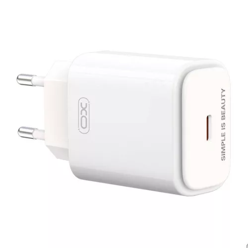XO USB-C Fali Töltő, 20W PD + 18W QC 3.0 (L90B)