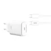 XO USB-C Fali Töltő, 20W PD + 18W QC 3.0 (L90B)