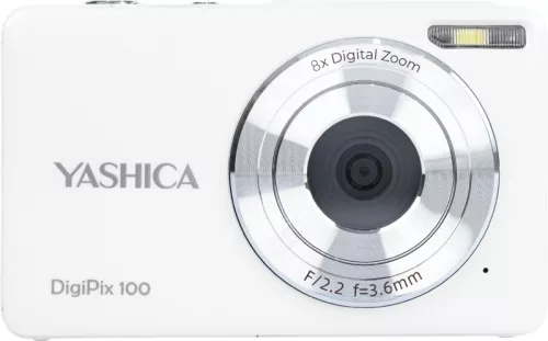 YASHICA DigiPix 100 kompakt digitális fényképezőgép - fehér