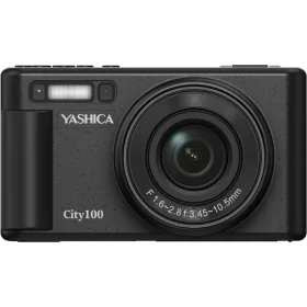   YASHICA City 100 kompakt digitális fényképezőgép - fekete