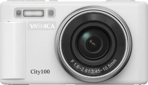 YASHICA City 100 kompakt digitális fényképezőgép - fehér
