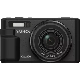   YASHICA City 200 kompakt digitális fényképezőgép - fekete