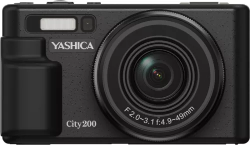 YASHICA City 200 kompakt digitális fényképezőgép - fekete