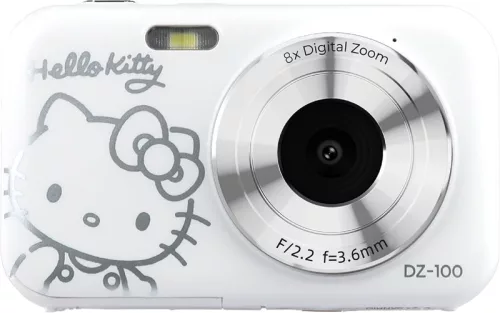 Yashica Hello Kitty DZ-100 digitális fényképezőgép - fehér
