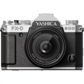   YASHICA FX-D 300 digitális filmszimulációs fényképezőgép - fekete