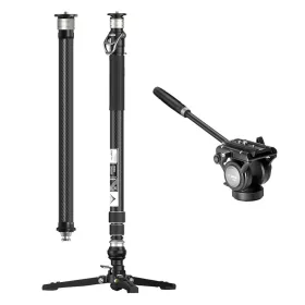   YC Onion Pineta szénszálas monopod 2.0 & FH60 & hosszabbítócső