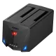 FIDECO USB 3.2 SATA HDD/SSD Dokkoló És Klónozó Állomás (YPZ220B)