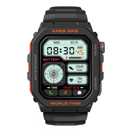 Zeblaze Ares GPS (Fekete) Okosóra -Smartwatch