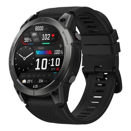 Zeblaze Stratos 3 Okosóra -Smartwatch (fekete)