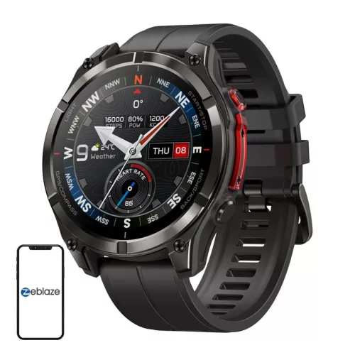 Zeblaze Stratos 4 Pro okosóra (fekete)