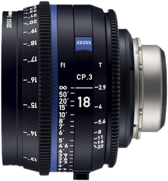 Zeiss Compact Prime CP.3 18mm T2.9 Canon EF Objektív