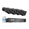 ZOSI 8MP WiFi IP Kamera Rendszer 2TB HDD (49752)