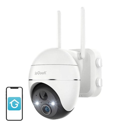 ieGeek ZS-GX1S Wireless 3MP WiFi Kültéri Biztosági Kamera - 5200mAh