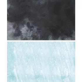   Türkiz-kék & Fekete Mintázott termékfotó háttér kétoldalas PVC háttér 57x87cm