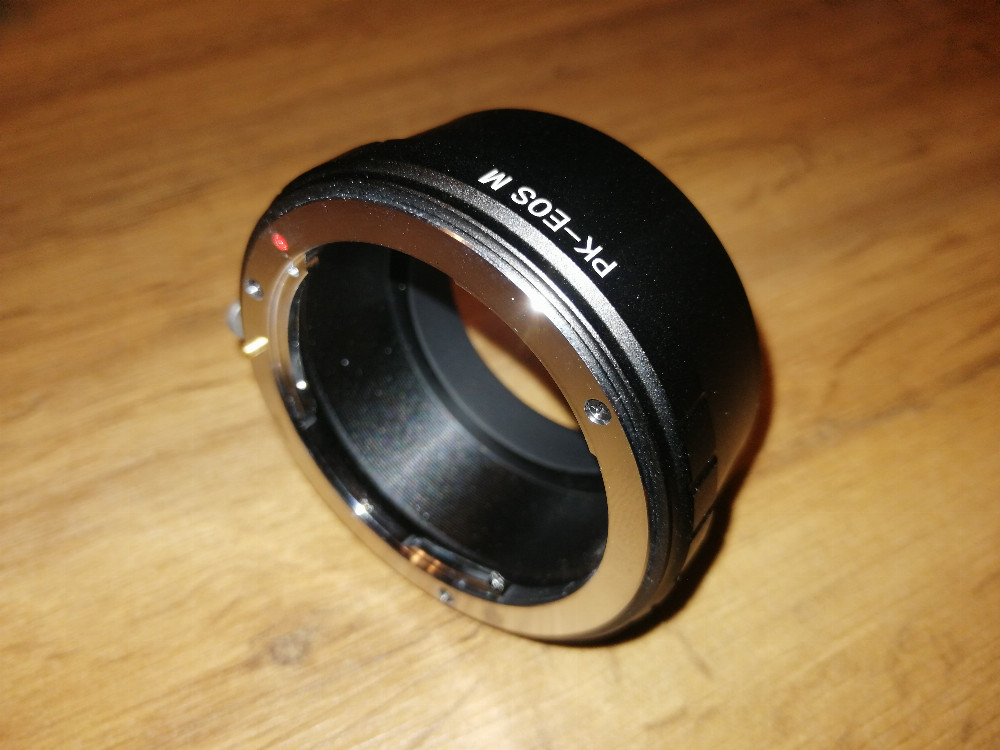 Pentax Canon EOSM adapter - Canon EOS-M EFM Pentax K átalakító, PK-EOSM Pentax Canon EOSM adapter - Canon EOS-M EFM Pentax K átalakító, PK-EOSM